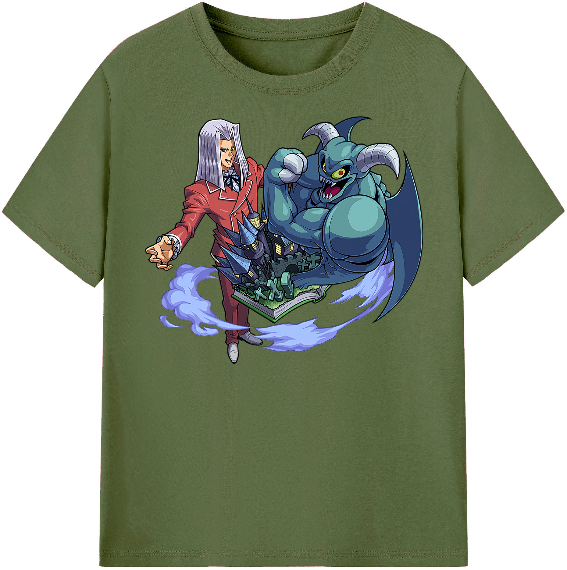 （画像用） 遊☆戯☆王 Yu-Gi-Oh! 綿100％半袖Tシャツ（フロントプリント）